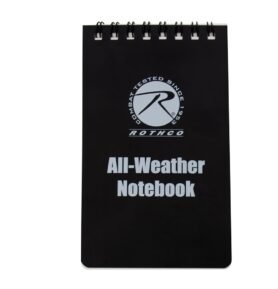 ROTHCO blok/zápisník voděodolný ČERNÝ
