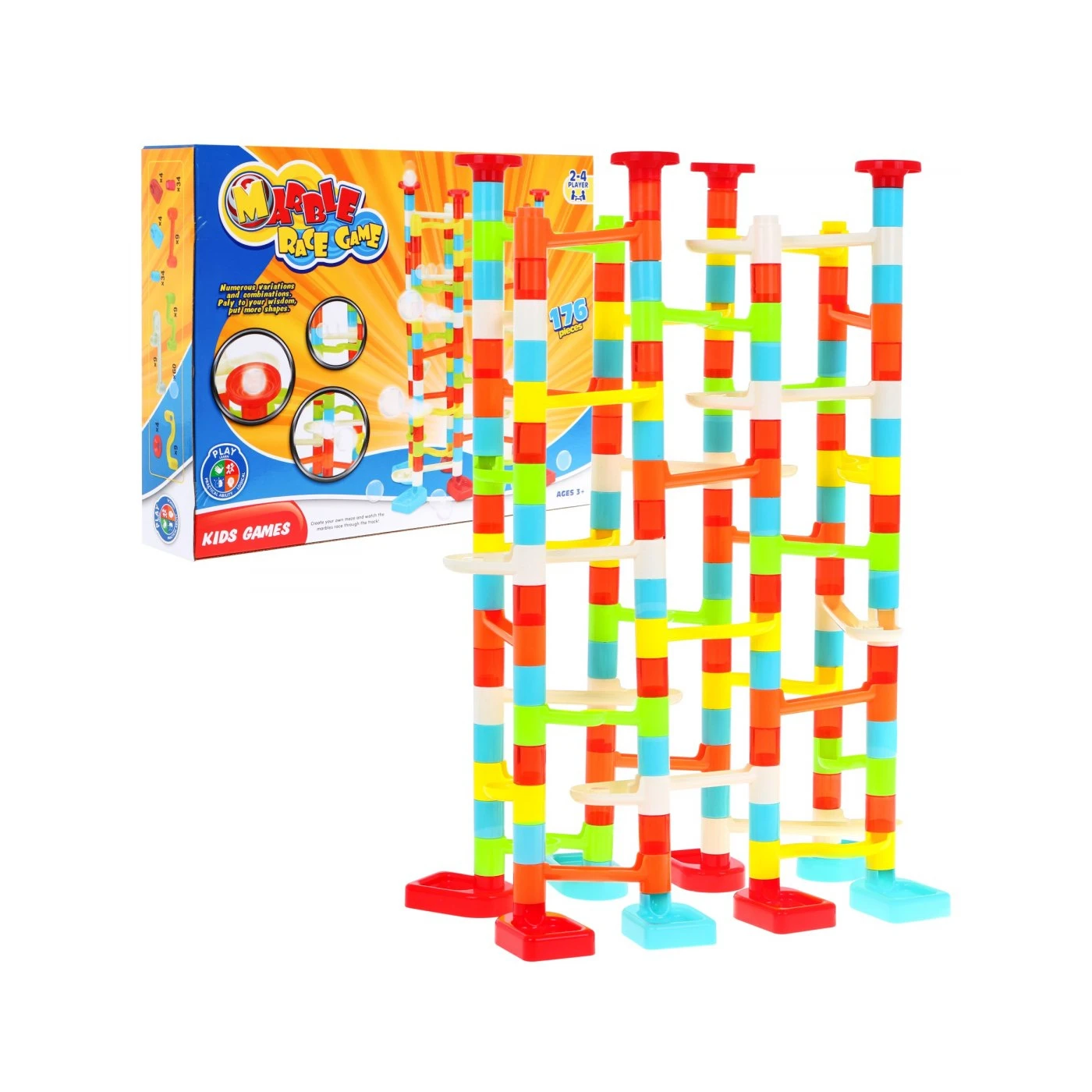 Kuličková dráha 176 dílů