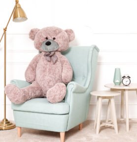 Velký plyšový medvěd Classico 130 cm šedý