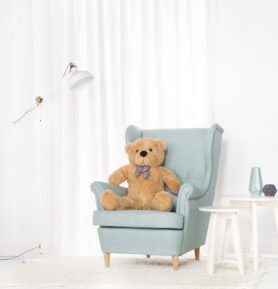 Velký plyšový medvěd Classico 90 cm světle hnědý