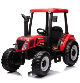 Dětský elektrický traktor Strong 24V | 400W červený