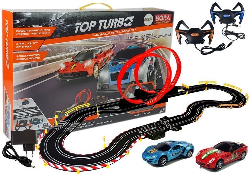 Velká autodráha Top Turbo 540 cm 1:43