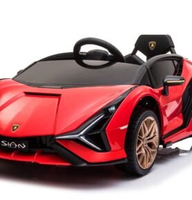 Elektrické autíčko Lamborghini SIAN červené