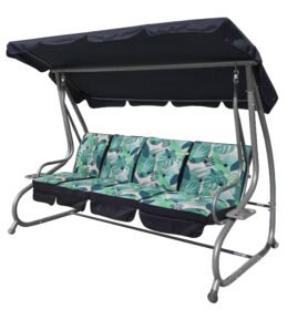 Zahradní houpačka 8078 NEW se zelenými listy