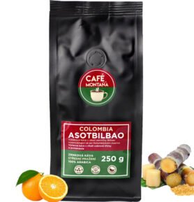 Café Montaña Colombia Asotbilbao, zrnková káva Velikost balení: 250g