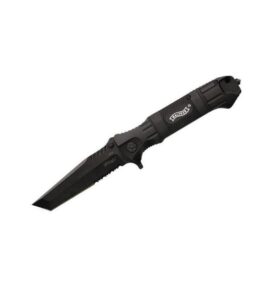 Nůž Walther zavírací TANTO KOMBI ČERNÝ