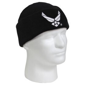 ROTHCO čepice pletená AIR FORCE WING ČERNÁ