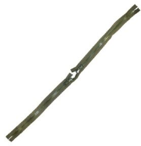 Zip protisměrný plastový délka 45+45 cm OLIV
