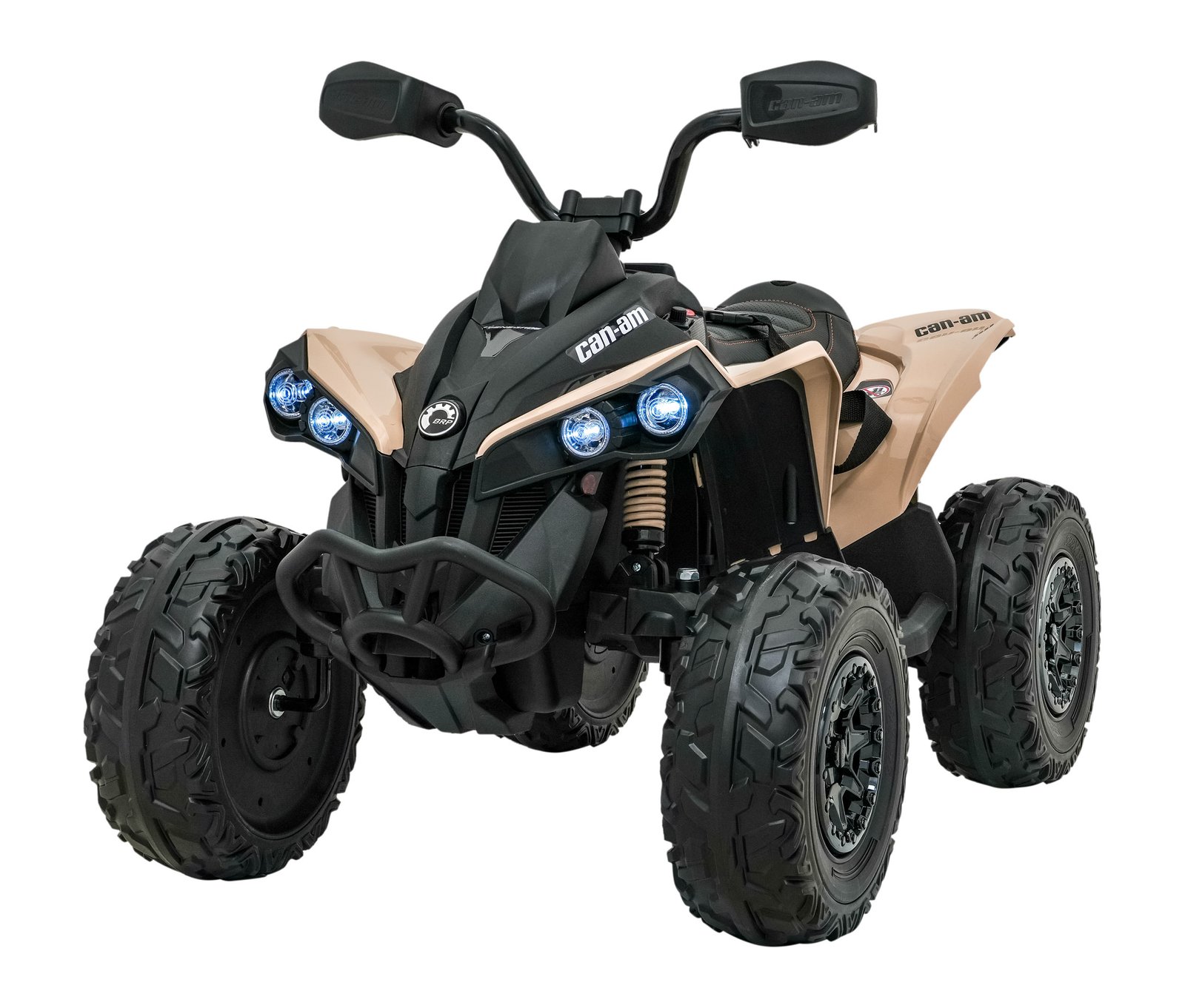 Dětská elektrická čtyřkolka Maverick ATV 2x200W béžová