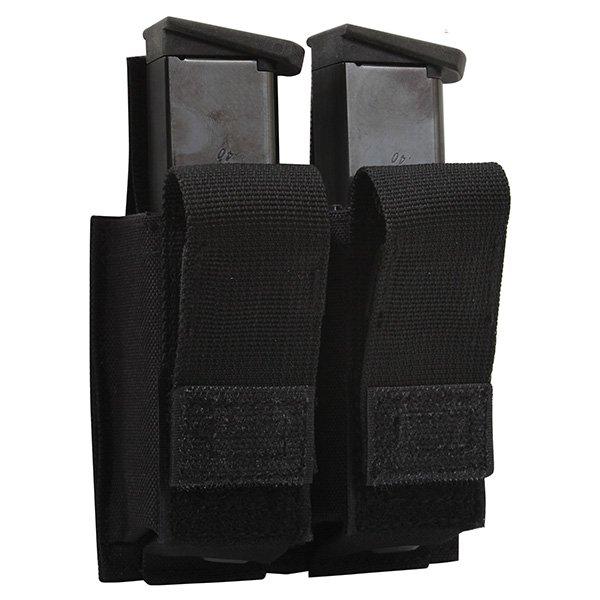 ROTHCO pouzdro MOLLE na dva pistolové zásobníky ČERNÉ