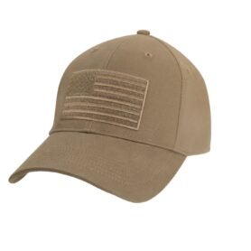 ROTHCO čepice baseball US velcro vlajka COYOTE