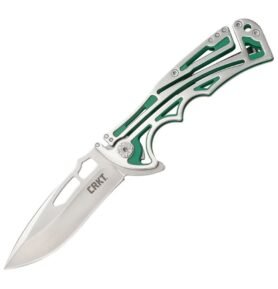CRKT nůž zavírací NIRK TIGHE hladké ostří ZELENÝ