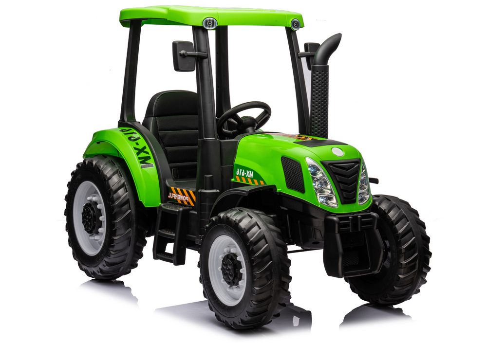 Dětský elektrický traktor Strong 24V | 400W zelený