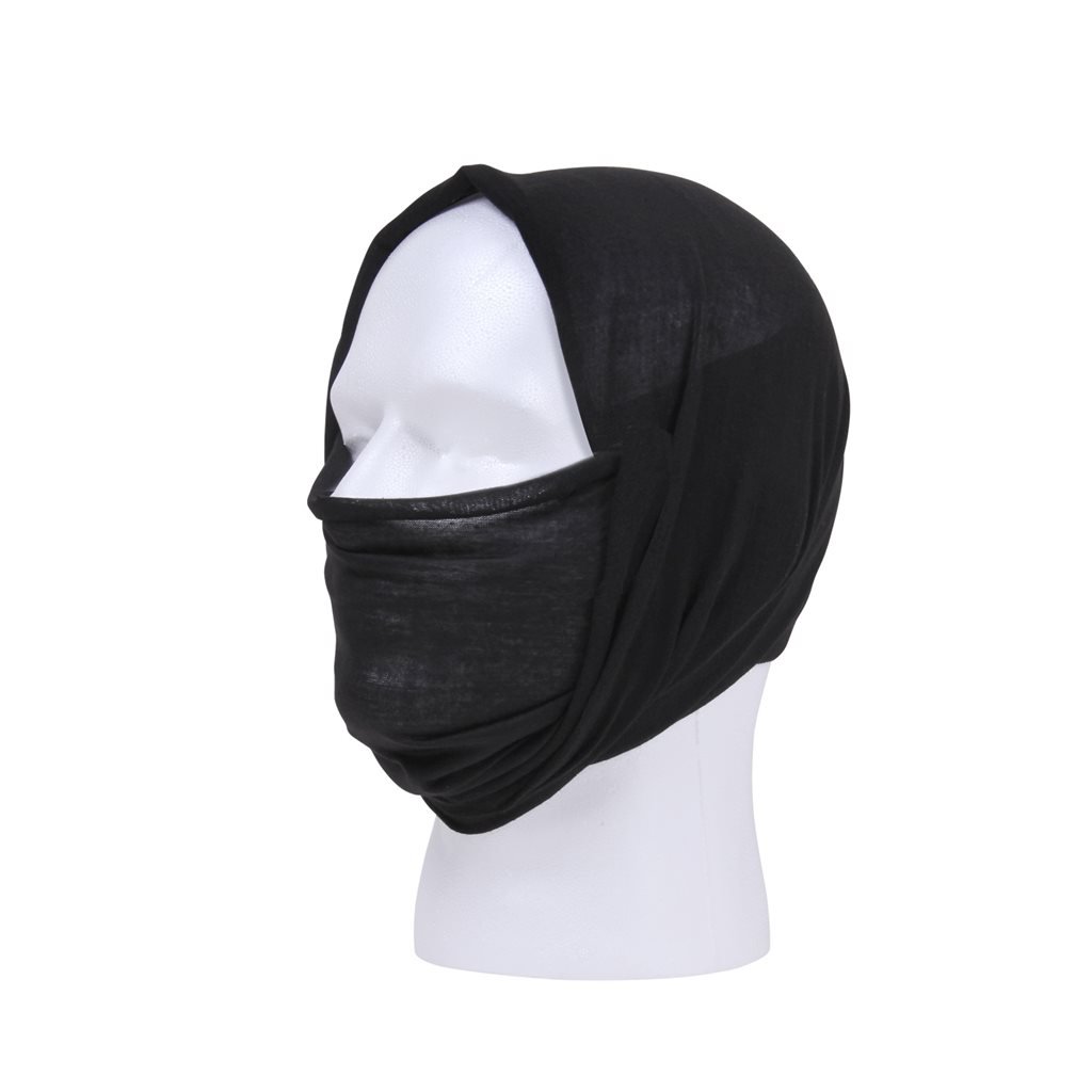 ROTHCO šátek MULTI-USE ČERNÝ