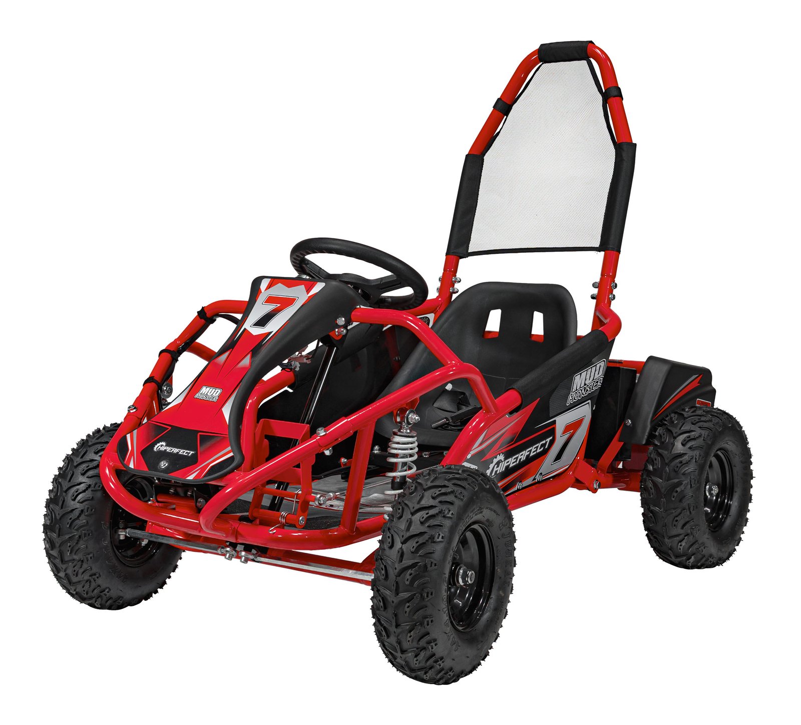 Elektrická motokára 1000W MUD MONSTER červená