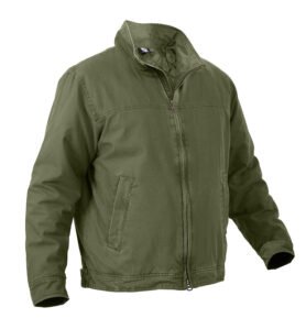 Bunda 3 SEASON s vnitřními kapsami ZELENÁ vel. S