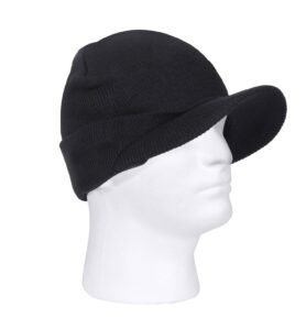 ROTHCO čepice pletená s kšiltem US DELUXE JEEP ČERNÁ