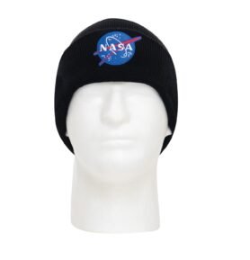ROTHCO čepice pletená NASA Deluxe ČERNÁ