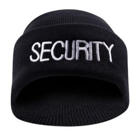 ROTHCO čepice pletená výšivka "SECURITY" ČERNÁ