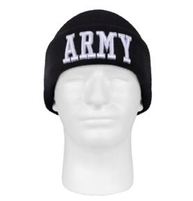 ROTHCO čepice pletená DELUXE 3D ARMY ČERNÁ