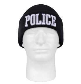 ROTHCO čepice pletená DELUXE 3D POLICE ČERNÁ