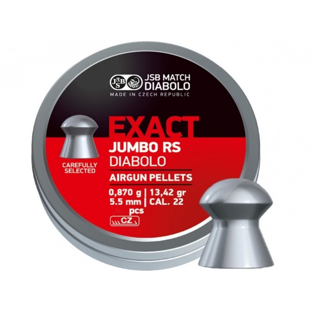 JSB MATCH DIABOLO diabolky JSB EXACT JUMBO RS 5,52 mm 250 ks