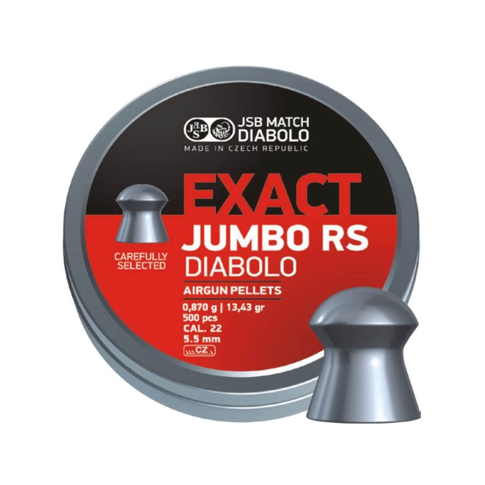 JSB MATCH DIABOLO diabolky JSB EXACT JUMBO RS 5,52 mm 500 ks