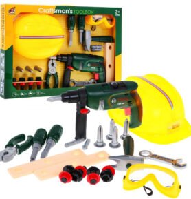 Dětská sada nářadí s helmou