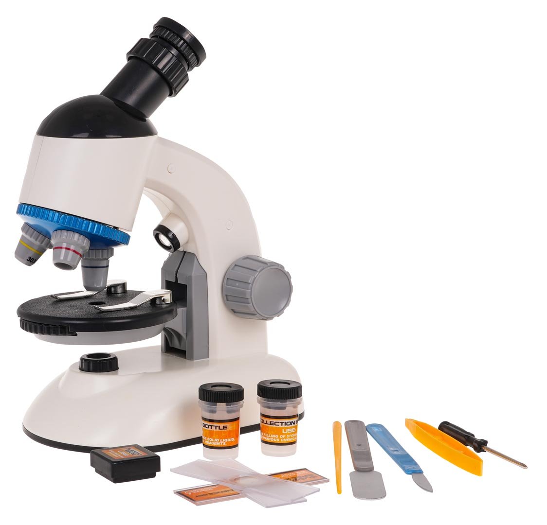 Mikroskop s příslušenstvím pro mladé objevitele