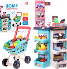 Dětský obchod s nákupním košíkem