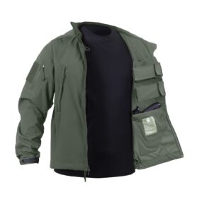 Bunda CONCEALED CARRY softshell ZELENÁ vel. XXL