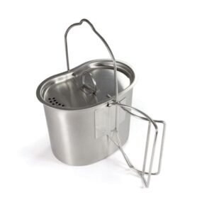 Origin Outdoors pítko US model nerezové skládací ucha a madlo 2v1 s víčkem