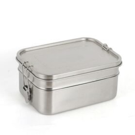 Origin Outdoors box dvoupatrový nerezový na jídlo Lunchbox Deluxe Double