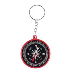 Origin Outdoors kompas přívěšek ČERVENÝ