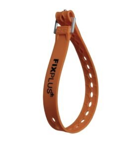 Pásek stahovací gumový FIXPLUS 46 cm HNĚDÝ