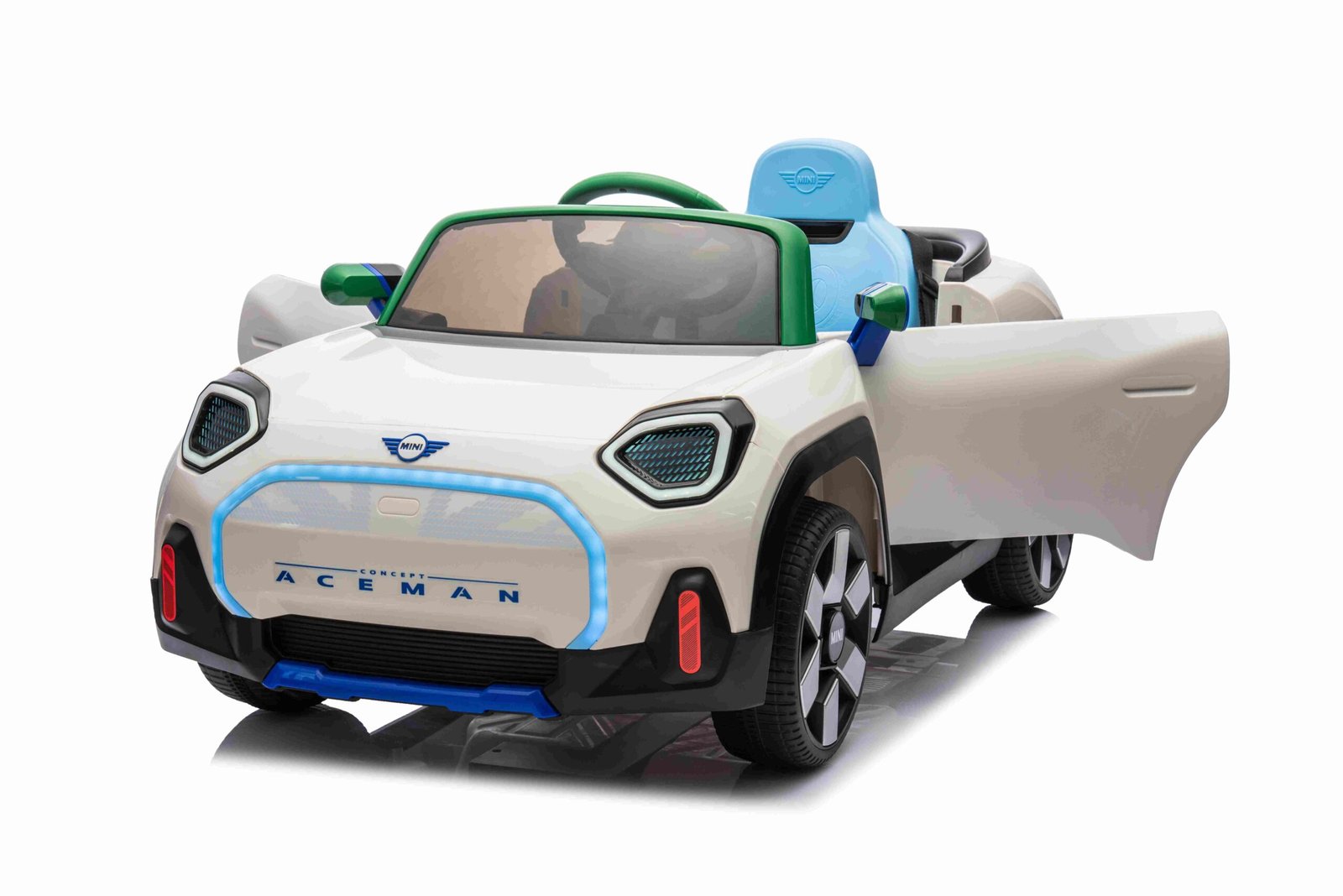 Elektrické autíčko Mini Concept Aceman bílé