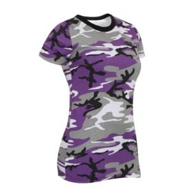 Triko dámské prodloužené ULTRA VIOLET CAMO vel. XXL
