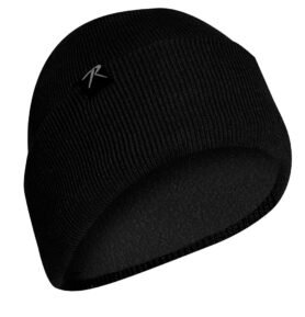 ROTHCO čepice DELUXE WATCH podšívka fleece ČERNÁ
