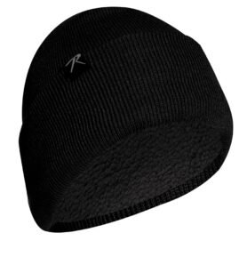 ROTHCO čepice SHERPA extra zateplená ČERNÁ
