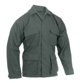 Blůza US typ BDU rip-stop ZELENÁ vel. L