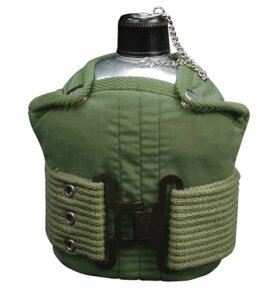 ROTHCO láhev polní alu s obalem a opaskem ZELENÁ