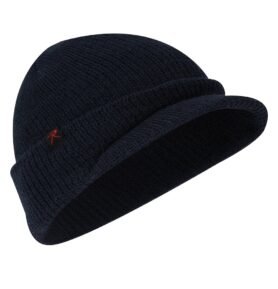 ROTHCO čepice WATCH BRIM pletená s kšiltem MODRÁ