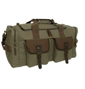 ROTHCO taška cestovní LONG JOURNEY plátěná ZELENÁ