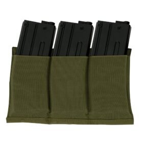 ROTHCO sumka na 3 zásobníky MOLLE elastická otevřená ZELENÁ