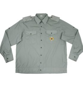 Košile SK s dlouhým rukávem slovenská vycházková ZELENÁ