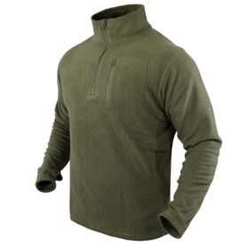 Mikina CONDOR 1/4 ZIP FLEECE ZELENÁ vel. XXL