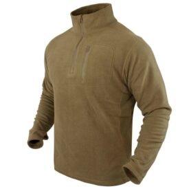 Mikina CONDOR 1/4 ZIP FLEECE COYOTE BROWN vel. XXL