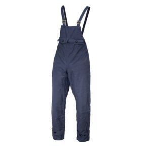 Kalhoty s laclem a kšandami BULHARSKÉ ŠEDOMODRÉ vel. 52