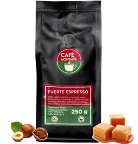 Café Montaña Fuerte Espresso, zrnková káva Velikost balení: 250g