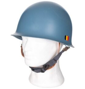 Helma M51 belgická AIR FORCE s PVC vnitřkem MODRÁ použitá
